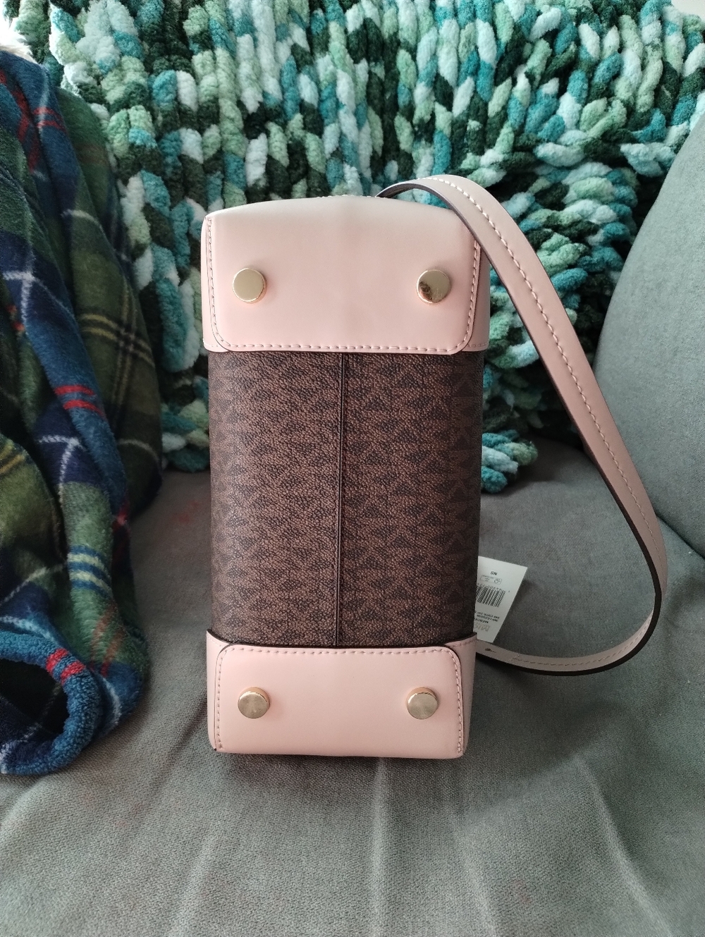 Michael Kors Mercer Gallery Small Signature Logo Satchel NWT - Picture 8 of 11